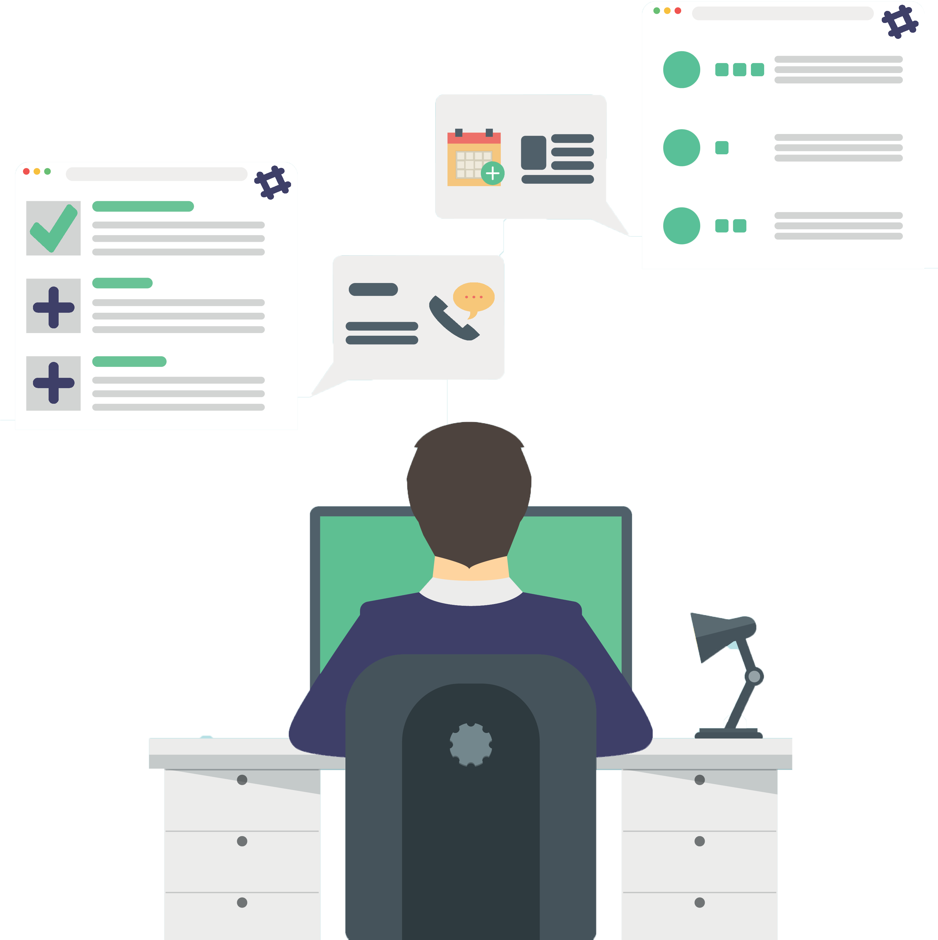 Create Tasks Easily - Chair (3183x3221)