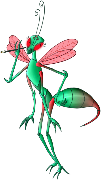 Firefly Insect Cliparts - Wasp (423x750)