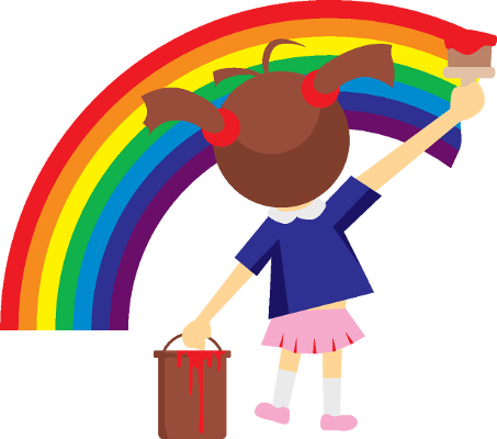 Rainbow Pediatric Home Health Llc - Sticker (453x400)