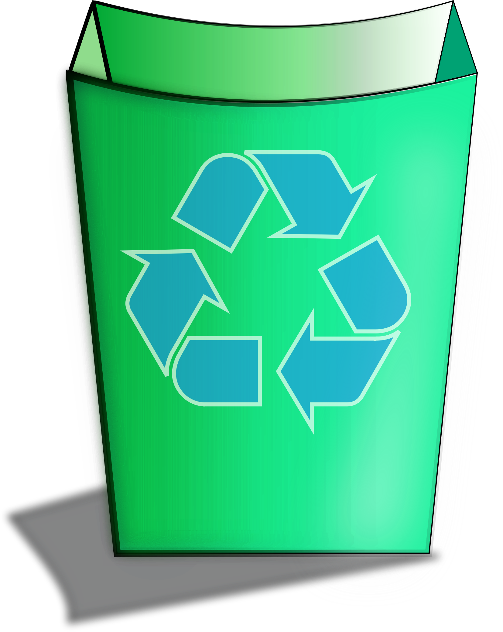 Recycling Bin Rubbish Bins & Waste Paper Baskets Green - Recycling Bin Rubbish Bins & Waste Paper Baskets Green (1656x2081)