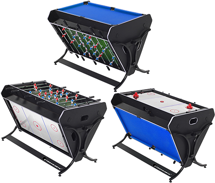 Strikeworth Trisport 4 Foot Multi Games Table - Strikeworth Multi Games Table (450x450)