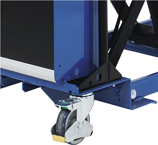 Electric Scissor Lift Table 450kg Sc 450 D E Wheel - Advanced Handling Sc-125-d-e Battery Scissor Lift Table (600x600)