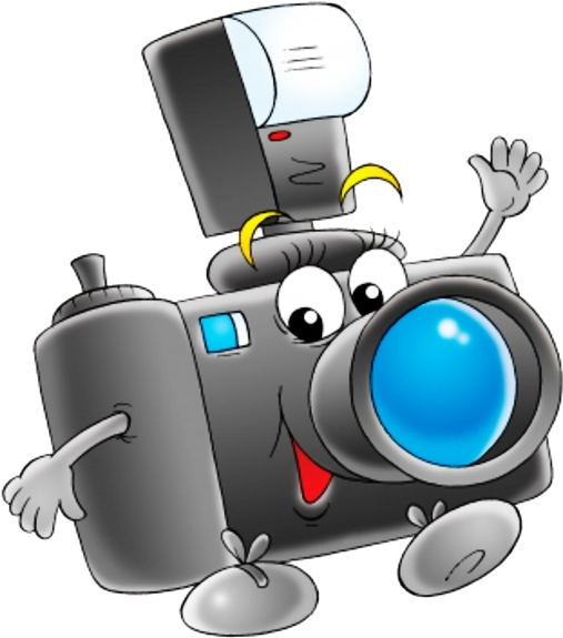 Camera Cartoon Clip Art - Camera Cartoon Clip Art (533x600)