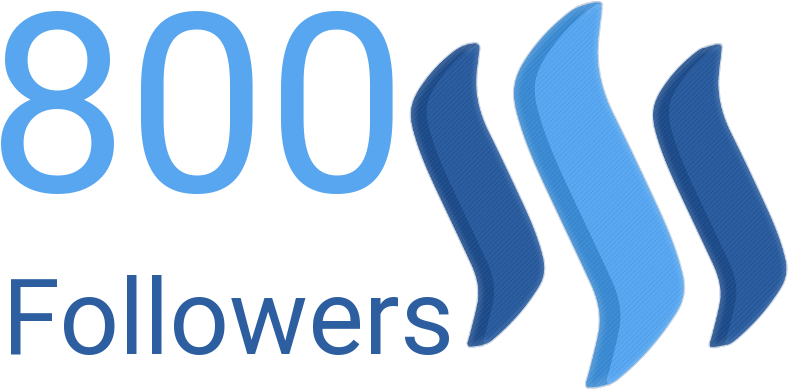 800 Followers - Steemit Logo (800x450)