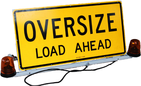 Injuries That Begin Gradually, Without An Acute Incident - Oversize Load Ahead Sign (600x367)