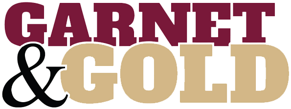 Garnet & Gold Garnet And Gold Logo - Garnet And Gold Fsu (619x262)