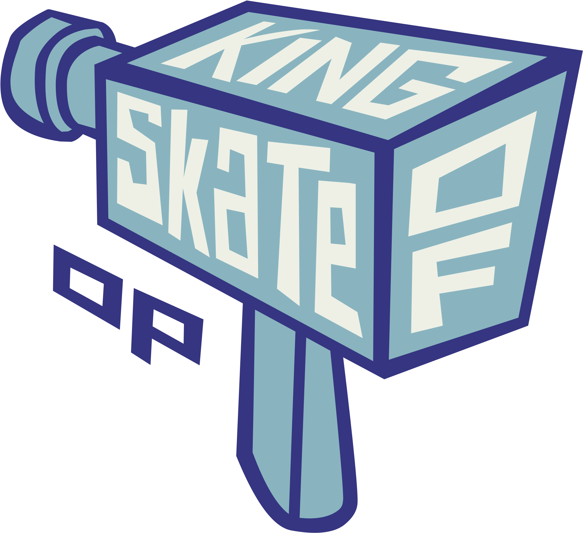 King Of Skate Logo Png Transparent - Skate (2400x2400)