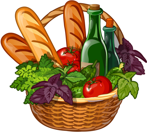 Shutterstock 284918267 [преобразованный] - Imagen De Canastas De Con Verduras Animadas (500x438)