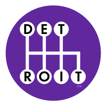 Made In Detroit Purple Shifter Sticker - Made In Detroit (395x480)