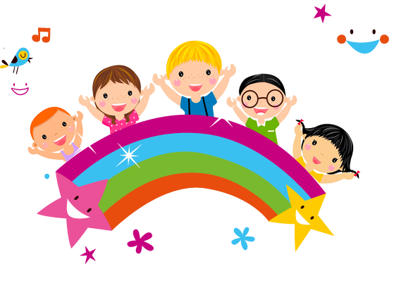Rainbow Clipart For Kids - Child (576x402)