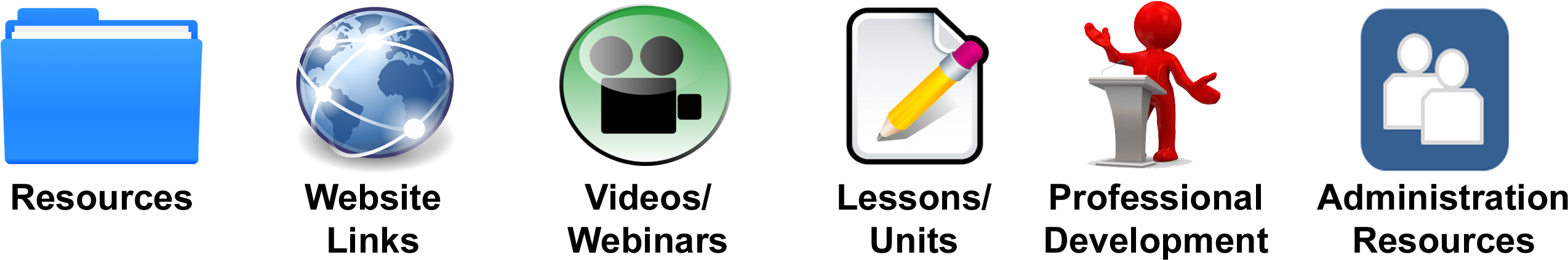 Click On Icons To Visit Direct Links Of Resou﻿rces - Do We Need Coaching? Reaching Your Goals Through Guided (2658x510)