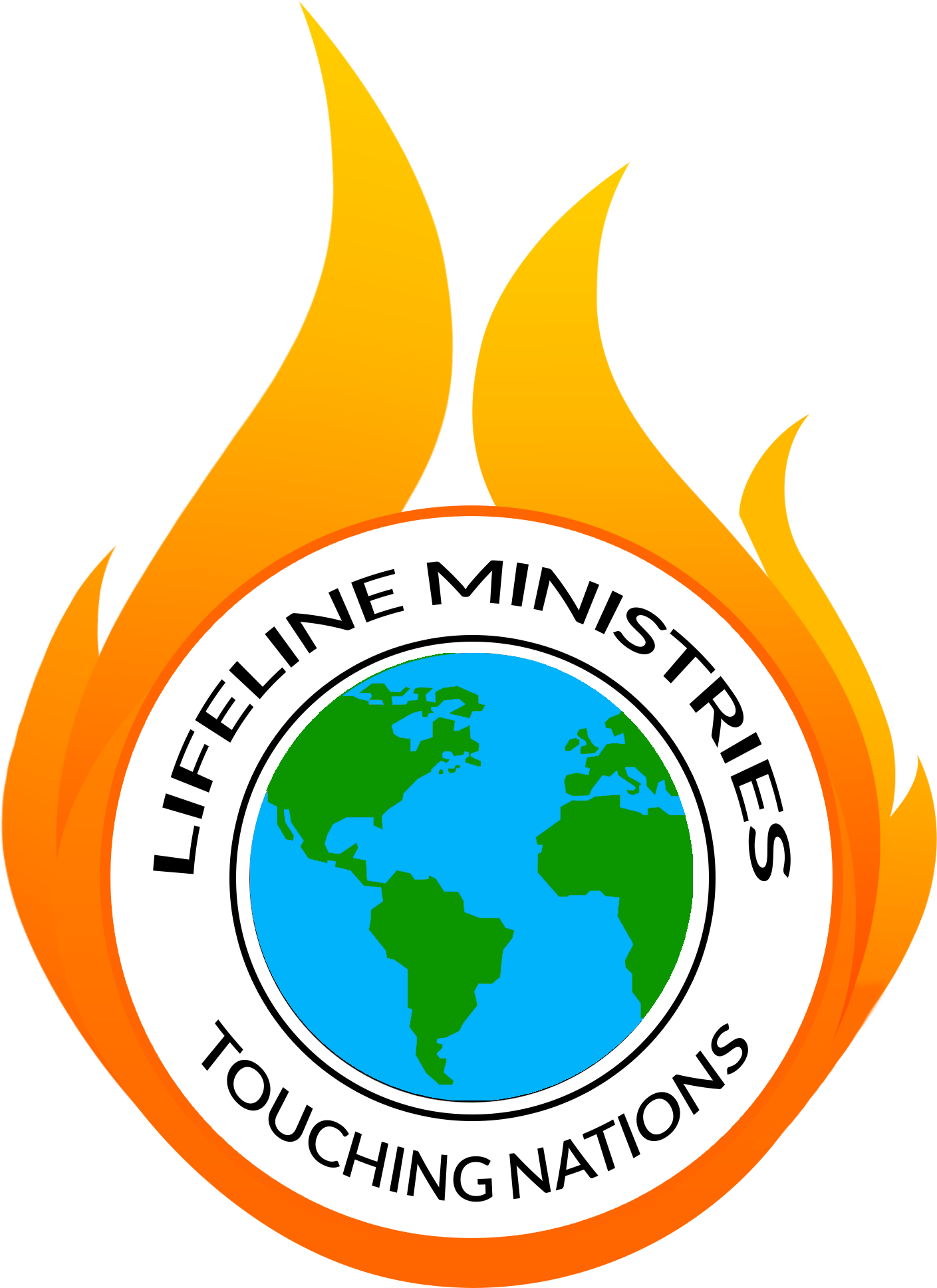Lifeline Ministries Touching Nations - Ich Bin Mit Ihr Karte (2000x2000)