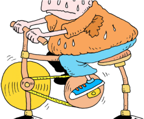 Exercise Bike Clipart Clip Art - Stationary Bicycle (640x480)