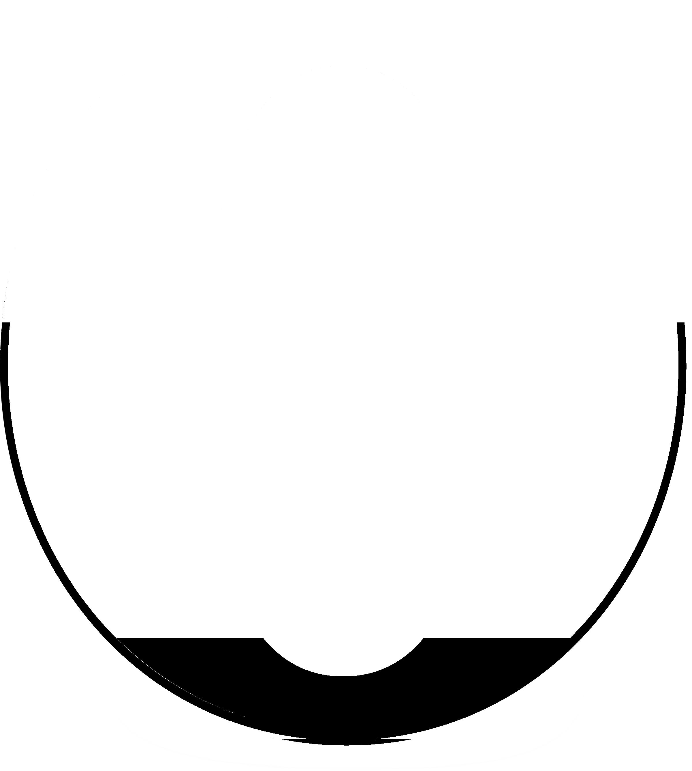 Opera Logo Black And White - Crescent (2400x2671)