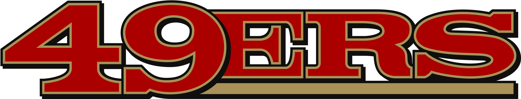 San Francisco 49ers Logo Font - 49ers Logo San Francisco 49ers (2400x800)