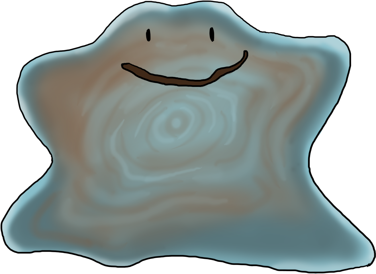Download and share clipart about Mud Puddle Ditto By Pokemontrainerhail - I...