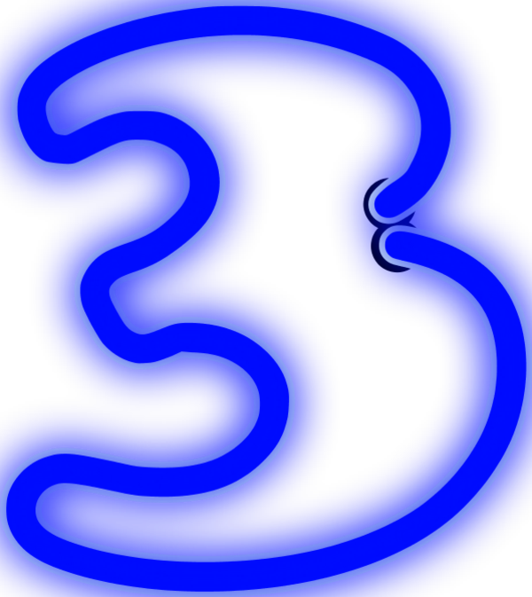 Collider - Clipart - صور رقم تلاته (600x673)