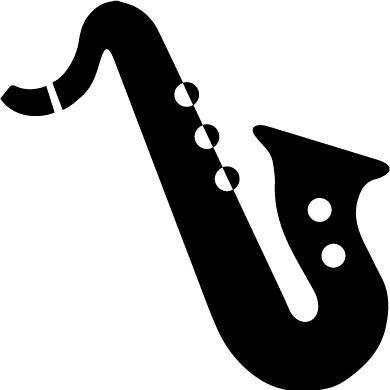 Jazz - Music - Saxophone Black And White (390x390)