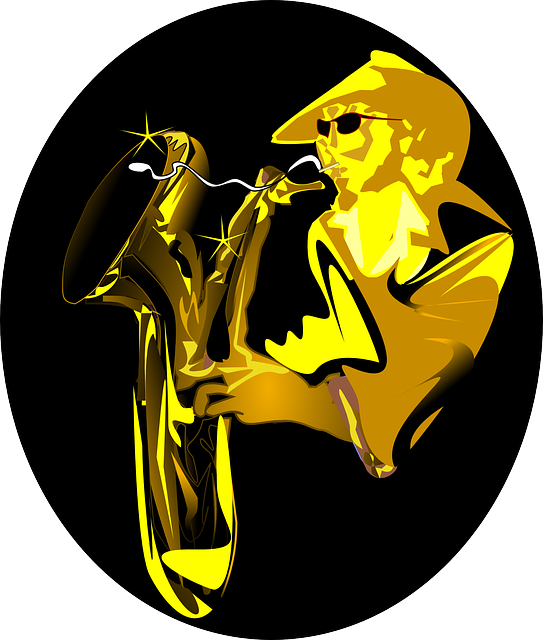 Silhouette, Jazz, Free, Dark, Play, Sax - Razzmatazz (razzle-dazzle) (543x640)