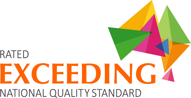 Rated Exceeding Logo For Early Childhood Education - Exceeding National Quality Standard (629x325)