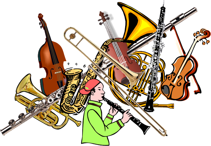 Cms Incoming 5th Grade Band Night - Collage Of Brass Instruments (703x486)