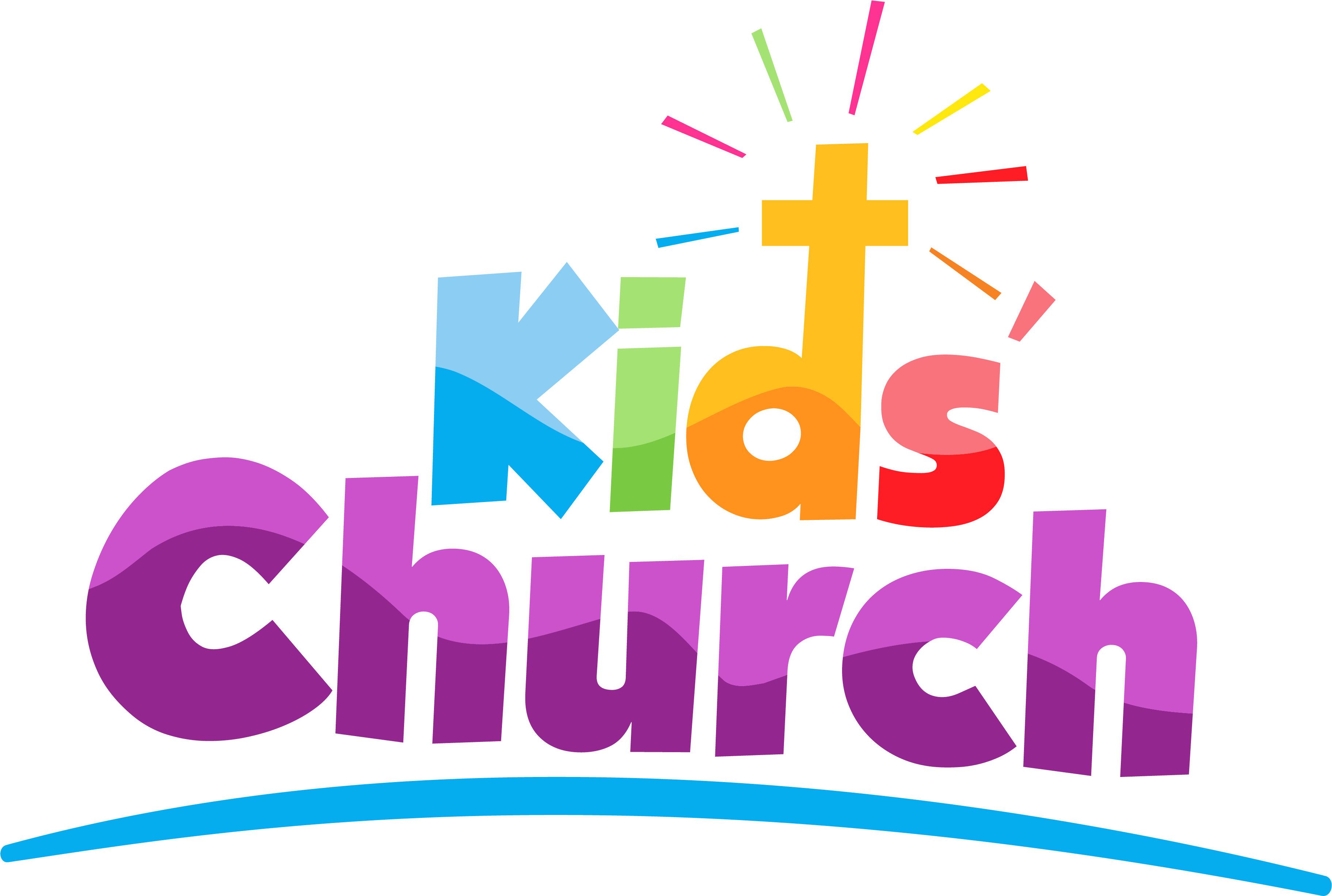 Kids Church202 - Kids Church Logo (4117x2950)