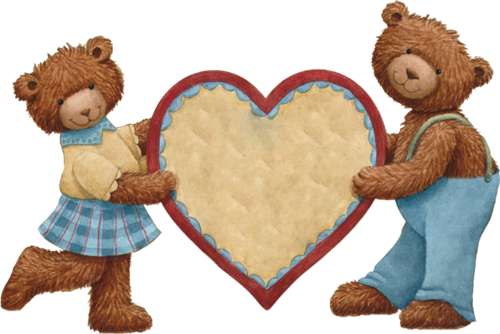 Vintage Ours - Chantalou16 Vintage - Cartoon (500x334)