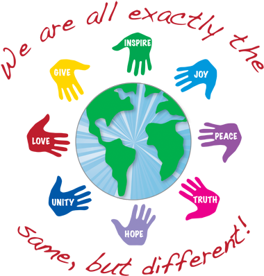 We Are Equal In The Eyes Of God - Design (389x432)