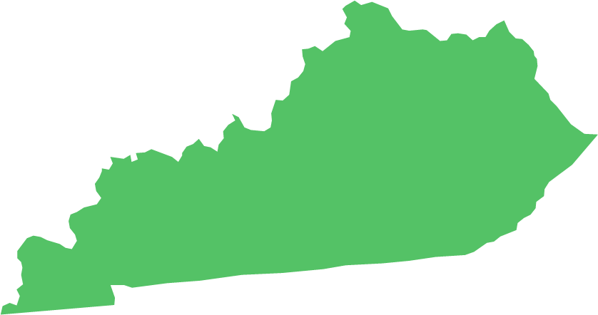 Ce Requirements For Nursing In Kentucky - Kentucky State Map Png (918x528)