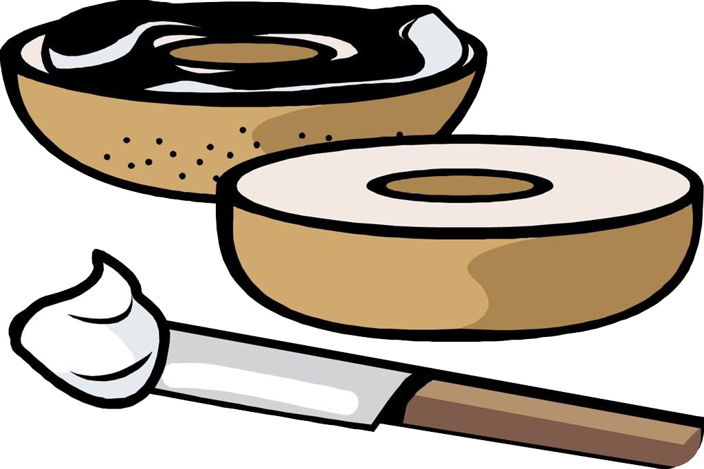Bagel Lox Cream Pastrami Clip Art - Bagel Lox Cream Pastrami Clip Art (1024x682)