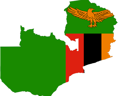 Zambia Map And Flag (385x315)