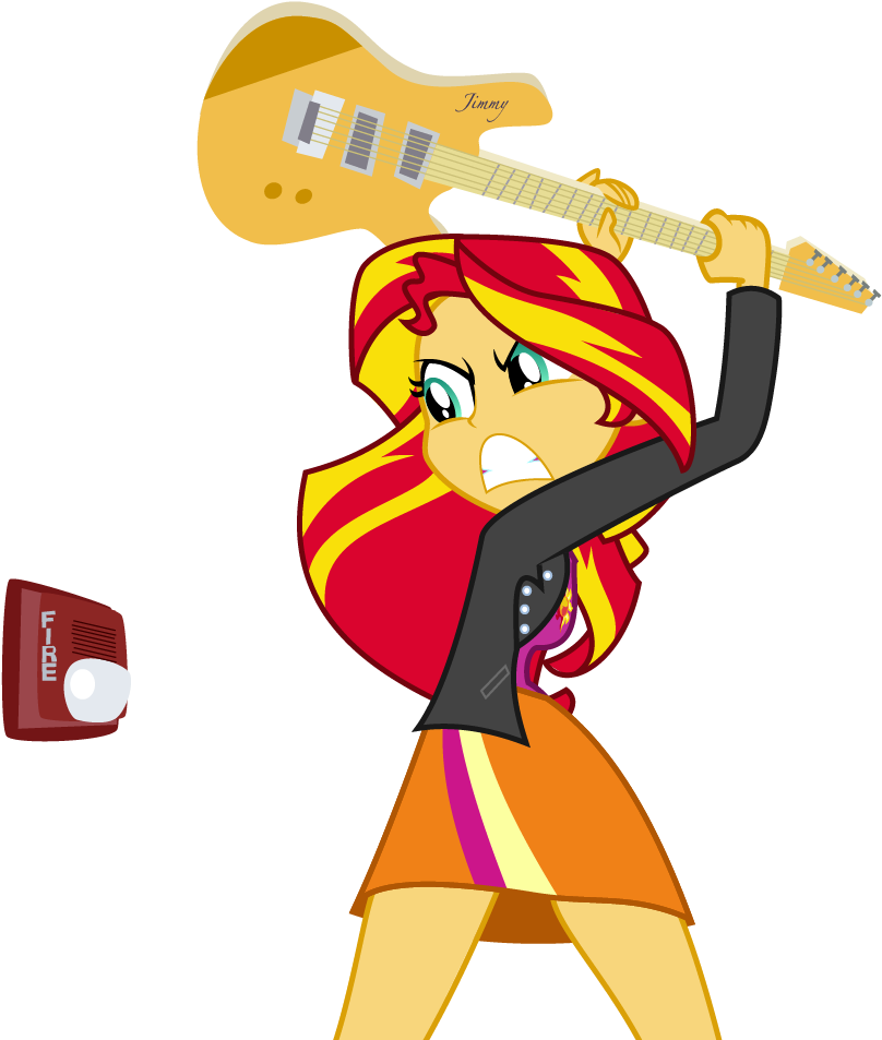 Psycho Sunset Request By Mohawgo - Mlp Eg Base Sunset Shimmer (901x1021)