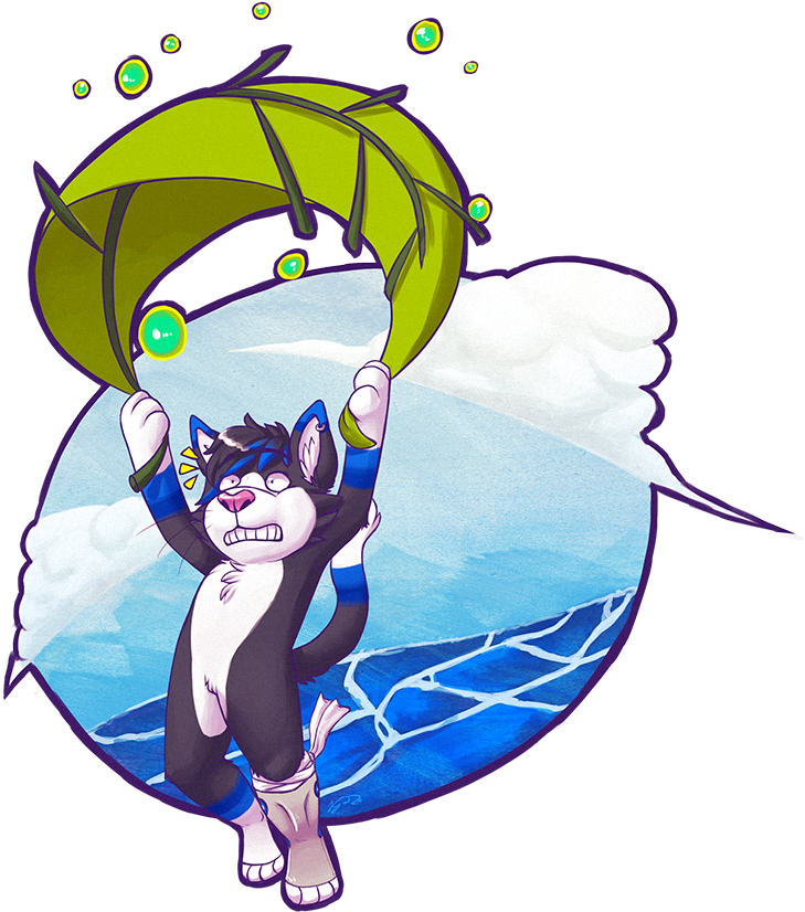 Deku Leaf Ride - Cartoon (813x900)