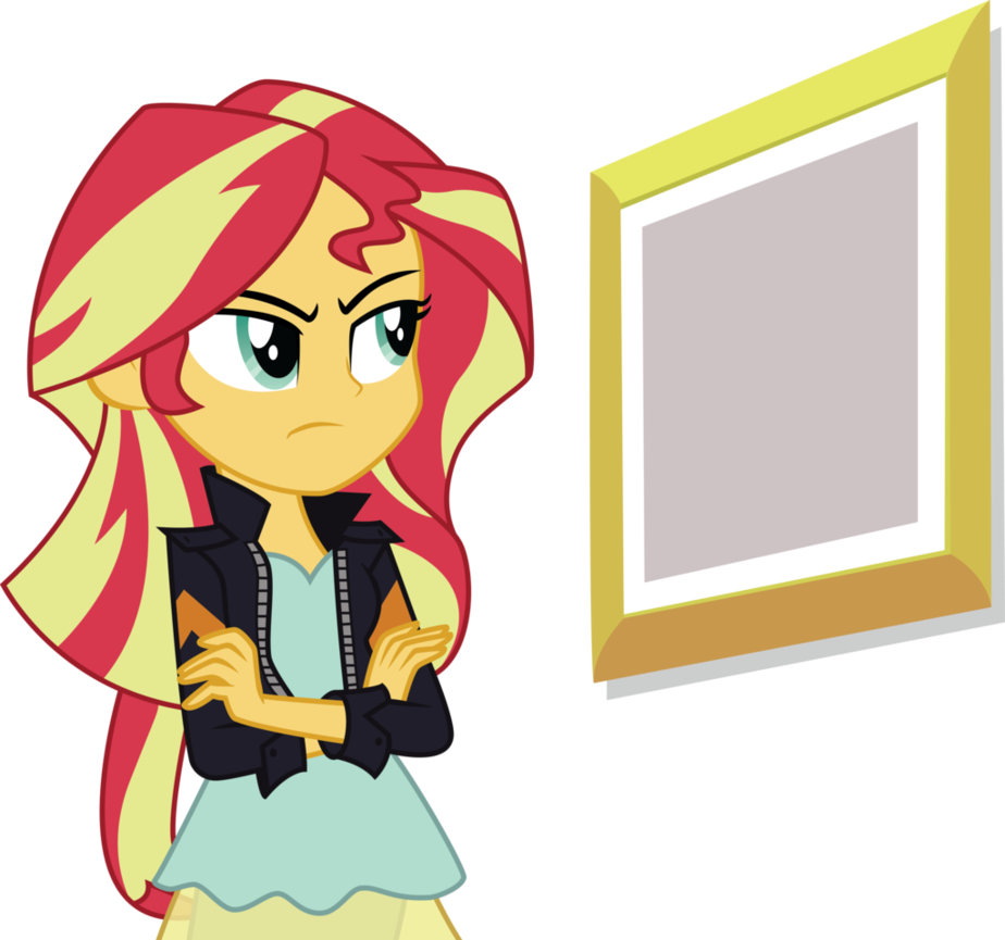 Not Amused By Owlestyle My Little - Mlp Crystal Prep Sunset Shimmer (924x865)
