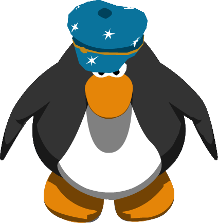 Train Engineer Hat Ig - Club Penguin Maracas Gif (424x434)