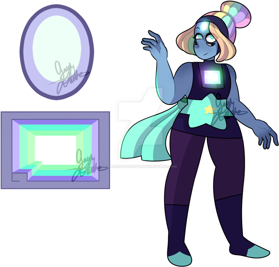 Rainbow Topaz By Aaron-goforth On Deviantart - Bismuth And Pearl Fusion (1024x1024)