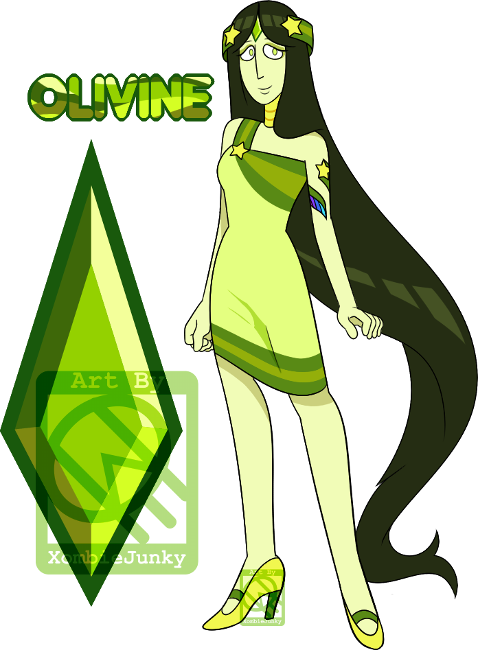 Olivine By Chombi Junki - Steven Universe Olivine (696x947)