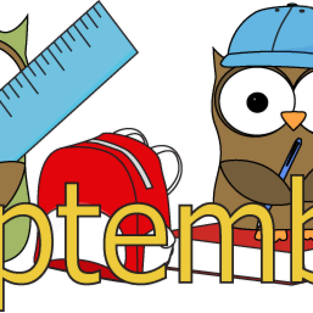 First Week Of School Newsletter - September Clipart (1024x1024)