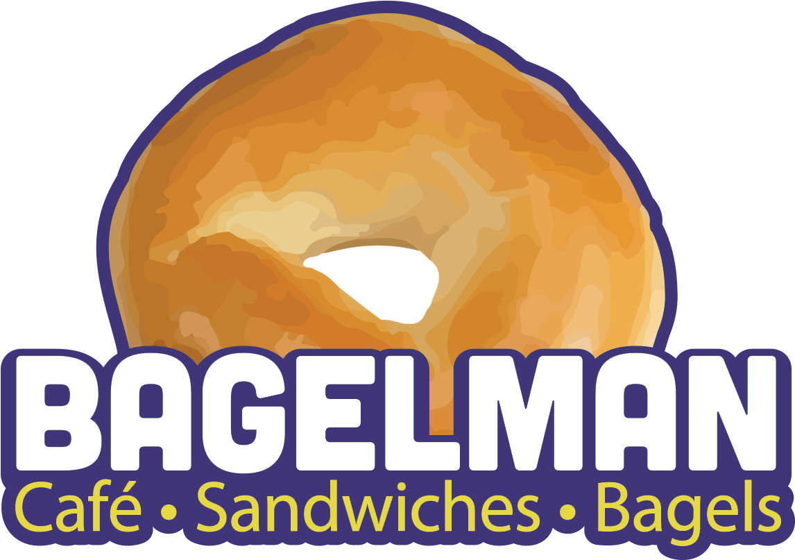 Find Us, Call Us, Or Order Online - Bagelman Logo (1200x868)