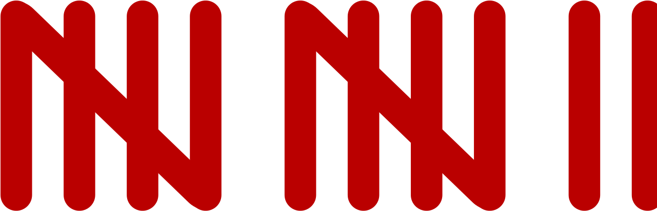 File - Tally R12 - Svg - Tally Mark Clip Art (2000x667)