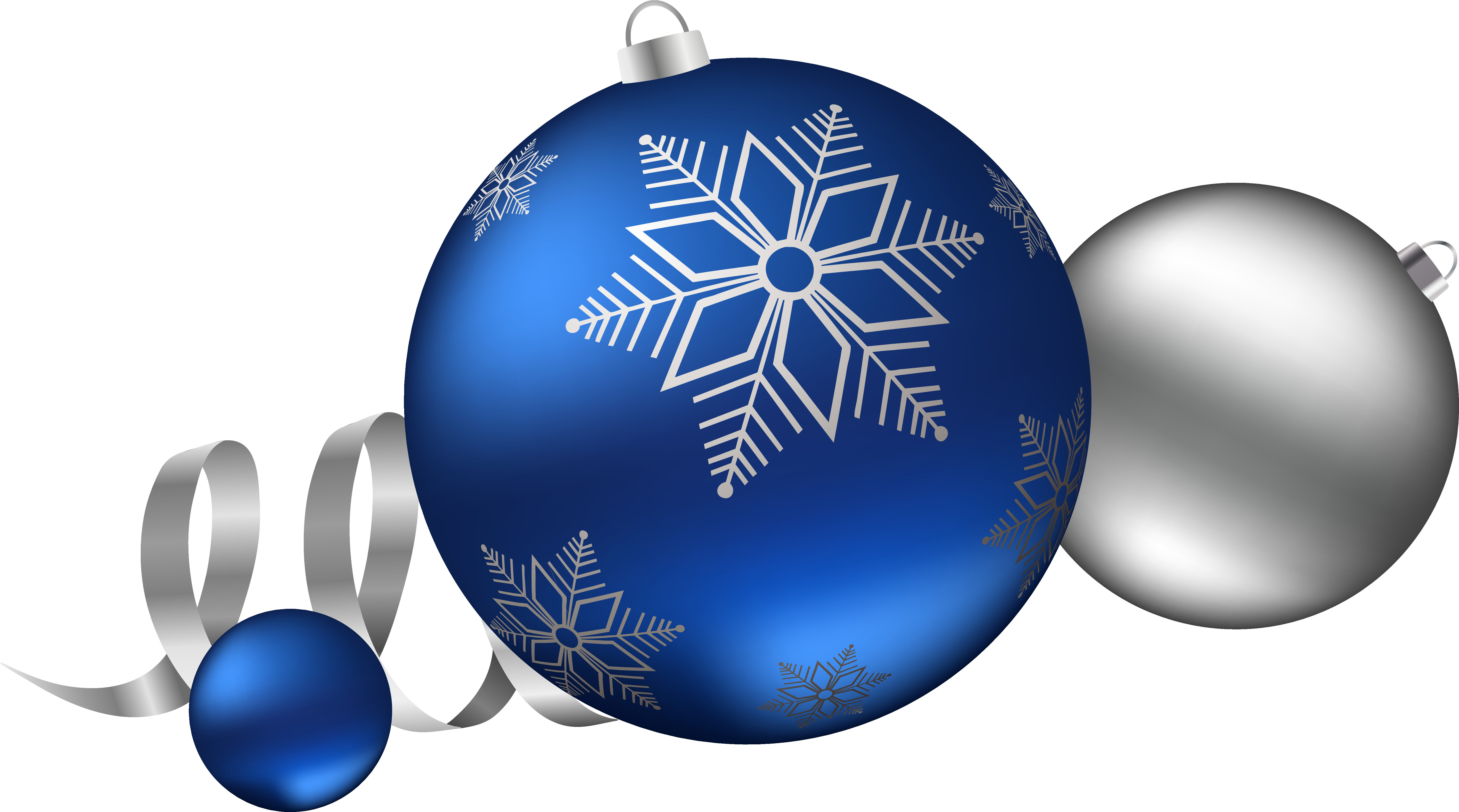 Ball Clipart Blue Christmas Pencil And In Color Ball - Blue Christmas Clip Art (6171x3436)