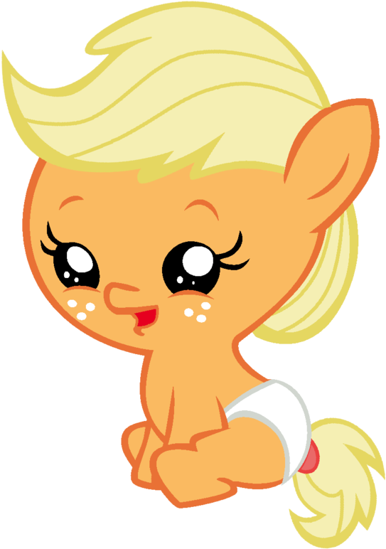 Baby - My Little Pony Applejack Baby (900x984)