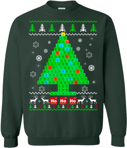 Chemist Tree Sweater - Chemistry Christmas - Chemist Tree Sweater (600x600)