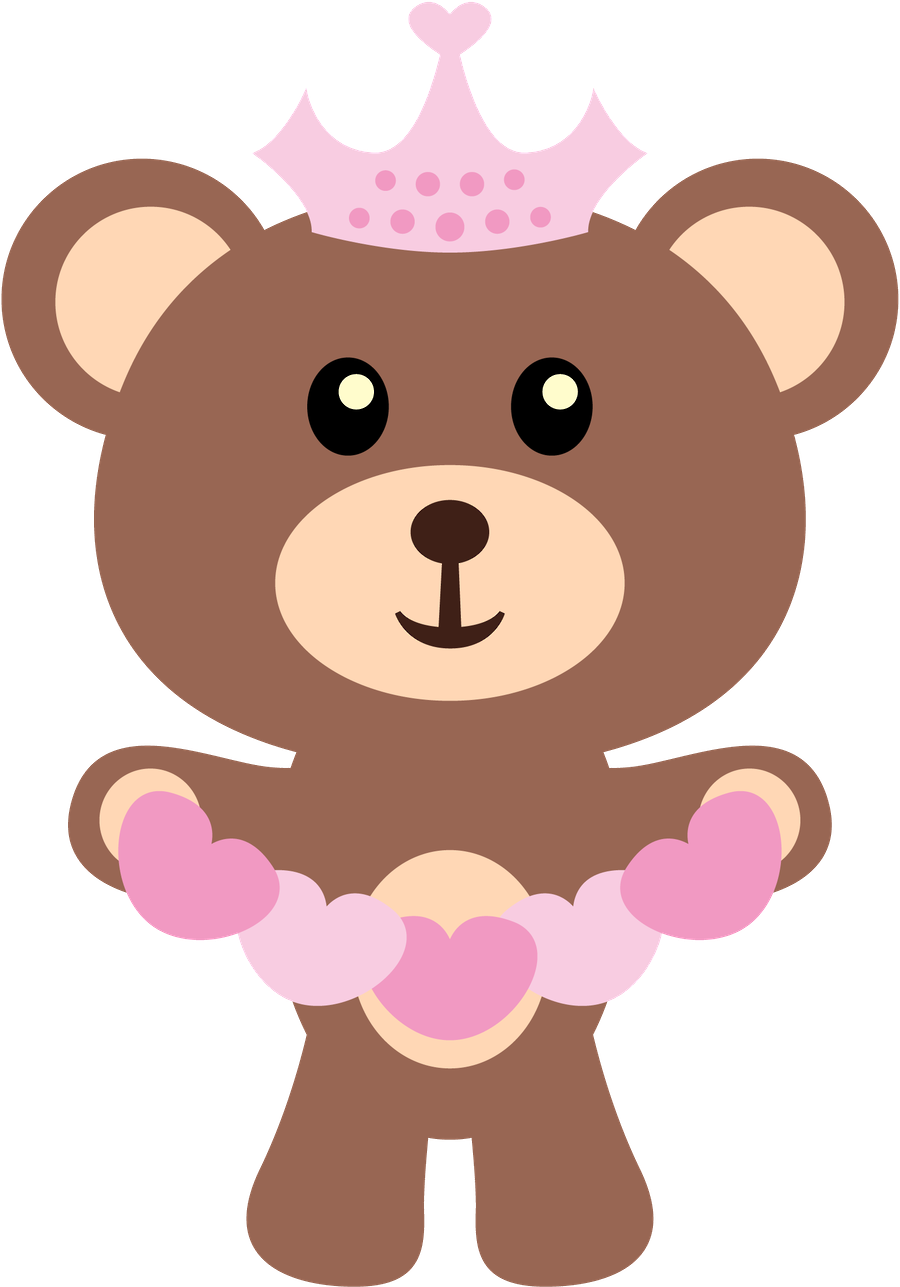 Ursinhos E Ursinhas - Cute Teddy Bear Clipart (900x1287)