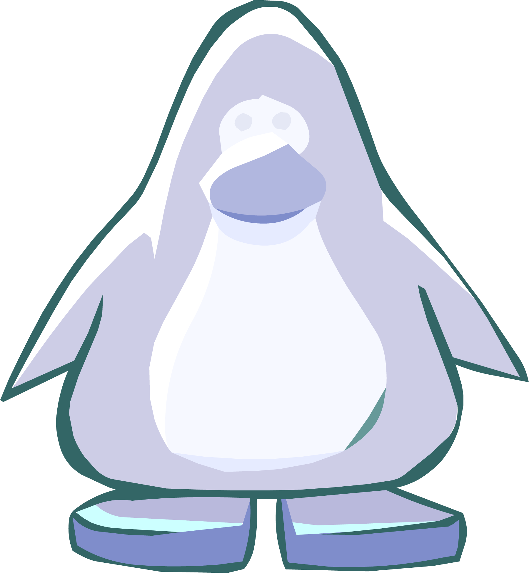 Penguin Ice Sculpture - Club Penguin Ice Sculpture (1799x1950)