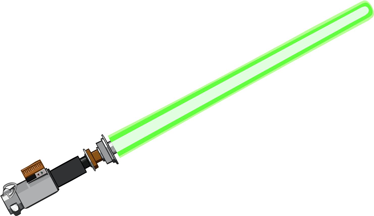 Green Lightsaber Png - (1492x859) Png Clipart Download