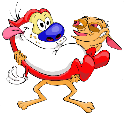Kurt, Ren Y Stimpy - Ren And Stimpy (500x455)