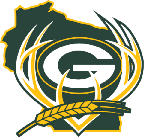Packers Logo Stencil - Wisconsin Sports Teams Logo (480x457)