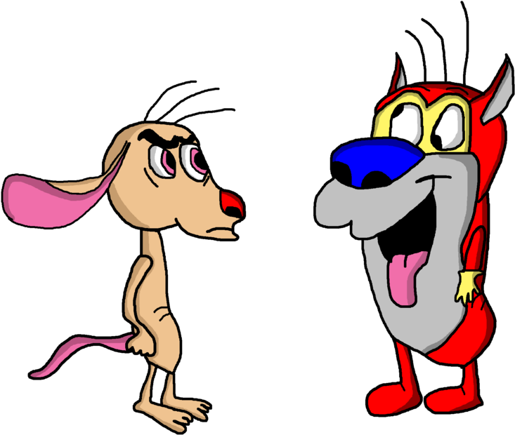 Don Bluth Style Ren Stimpy By Atarster - The Ren & Stimpy Show (1024x765)
