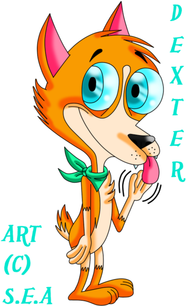 Ren And Stimpy Oc- Dexter By Skunkynoid - Cartoon (400x633)